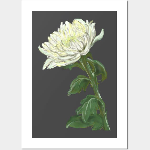 white flower Wall Art by Jubida Joba